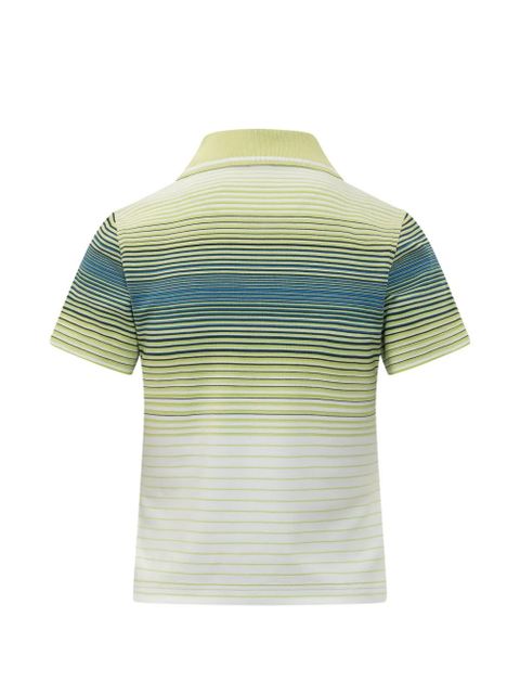 Casablanca striped short-sleeve polo shirt - Green - zdjęcie produktu nr 2