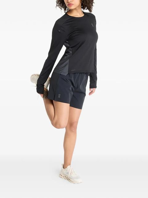 On Running long-sleeves performance T-shirt - Black - zdjęcie produktu nr 2