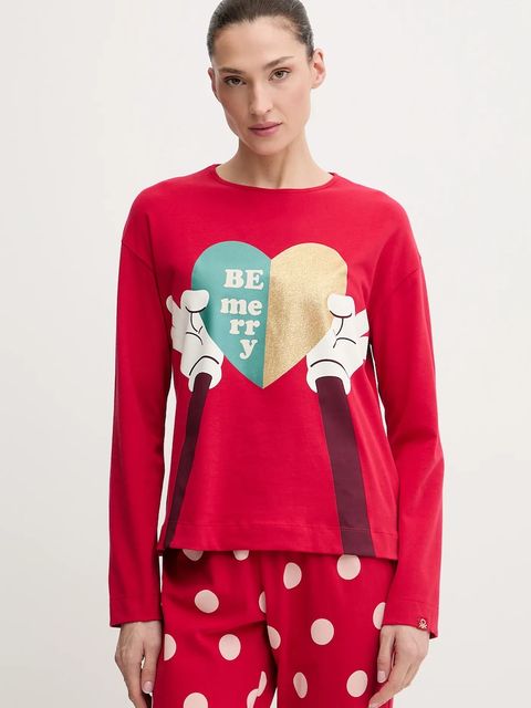 United Colors of Benetton piżama bawełniana - zdjęcie produktu nr 1