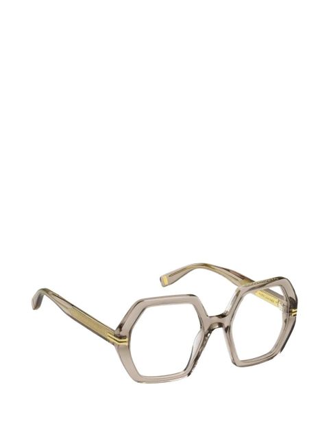 Marc Jacobs geometric-frame glasses - Neutrals