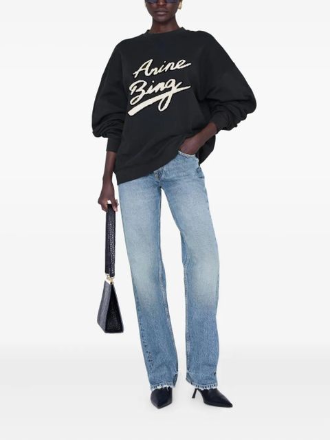 ANINE BING Miles sweatshirt - Black - zdjęcie produktu nr 2