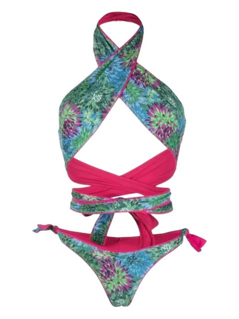 Reina Olga floral-print bikini (set of two) - Green - zdjęcie produktu nr 1