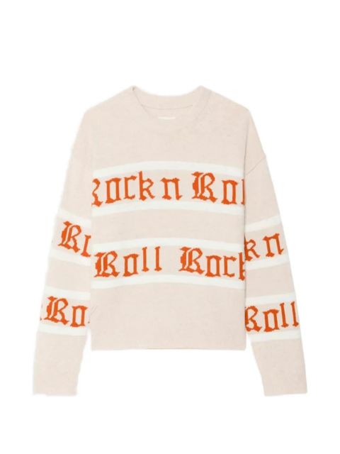 Zadig&Voltaire Markuz stripe-patterned sweater - Neutrals - zdjęcie produktu nr 1