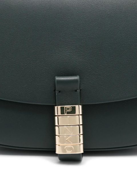 PINKO mini leather shoulder bag - Green