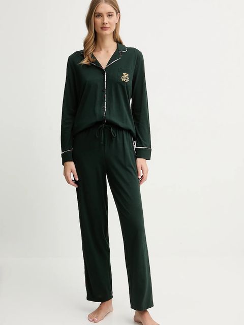 Lauren Ralph Lauren piżama damska kolor zielony ILN72467F