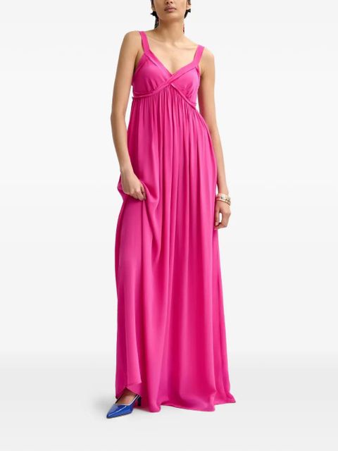 Essentiel Antwerp V-neck maxi dress - Pink - zdjęcie produktu nr 2