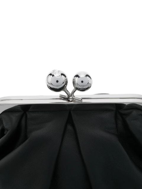 Weekend Max Mara pleated metal-top shoulder bag - 007 SCURI