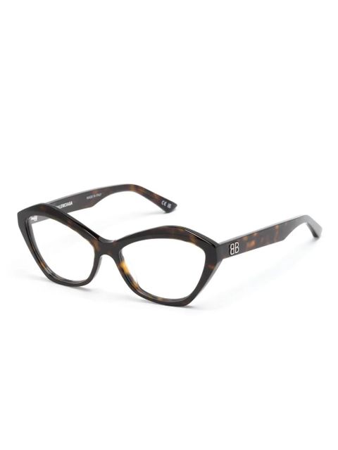 Balenciaga Eyewear tortoiseshell cat-eye glasses - Brown - zdjęcie produktu nr 2