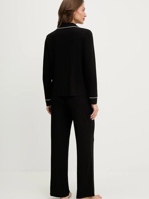 Karl Lagerfeld piżama damska kolor czarny B1W45010