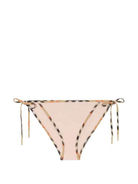 Burberry Check trim bikini briefs - Pink - zdjęcie produktu nr 1
