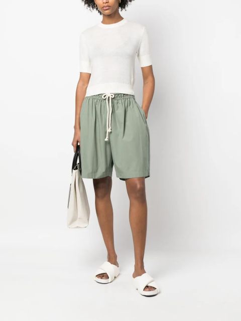Jil Sander short-sleeves wool top - Neutrals - zdjęcie produktu nr 2