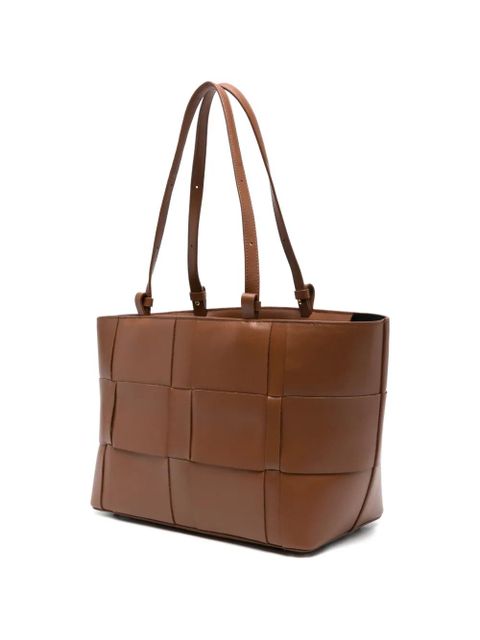 DeMellier Florence woven leather florence tote bag - Brown