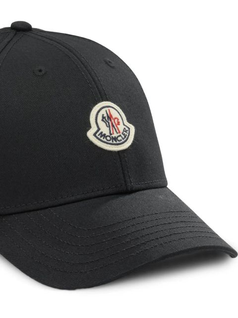 Moncler logo-patch baseball cap - Black