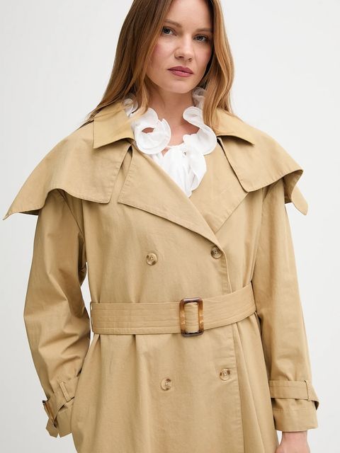 Hoss Intropia trencz bawełniany kolor zielony 5452468 - zdjęcie produktu nr 2