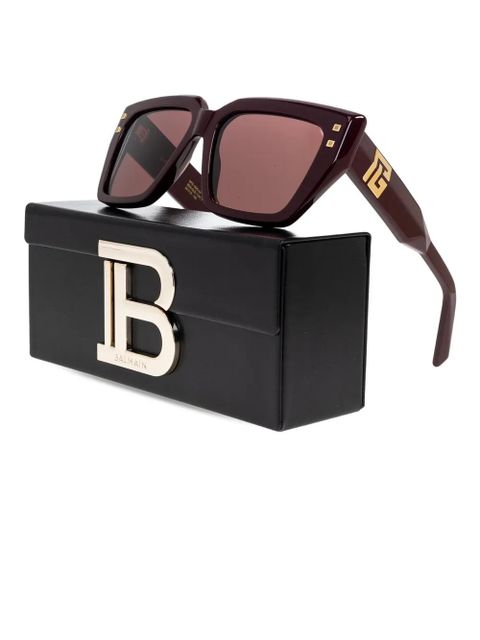 Balmain square-frame sunglasses - Brown - zdjęcie produktu nr 2