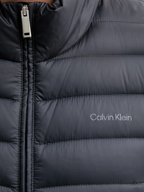Calvin Klein kurtka puchowa kolor granatowy przejściowa LV044C513G - zdjęcie produktu nr 2