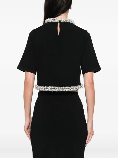 Simkhai Ozelle embellished top - Black