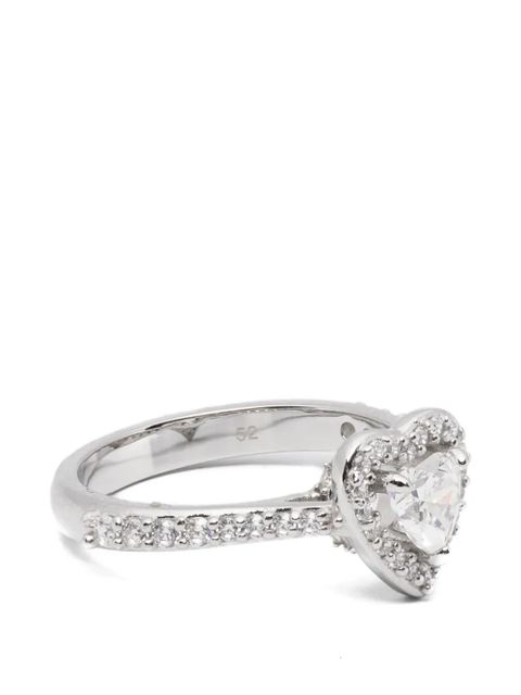 Swarovski heart ring - Silver - zdjęcie produktu nr 1