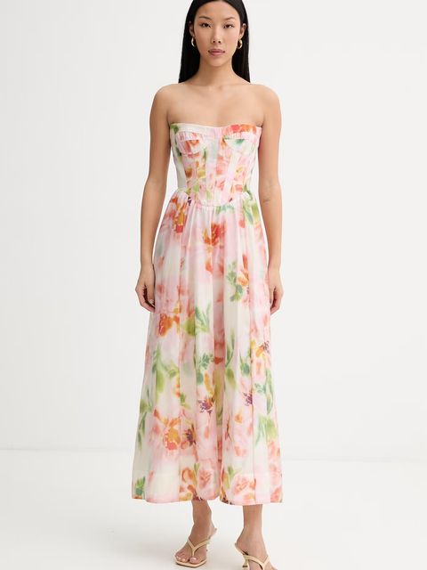 Bardot sukienka gorsetowa z lyocellem - zdjęcie produktu nr 2