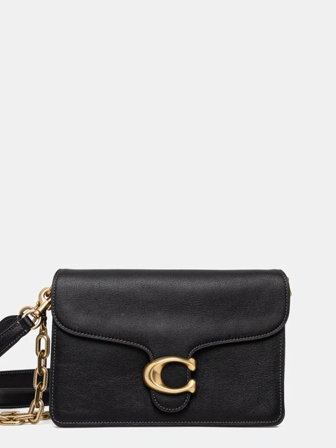 Coach torebka skórzana TABBY kolor czarny CY919