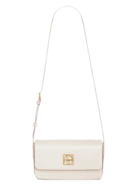 ANINE BING Elly logo-plaque crossbody bag - Neutrals - zdjęcie produktu nr 2