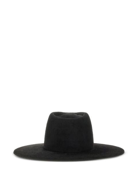 Ruslan Baginskiy logo-detail felt fedora hat - Black - zdjęcie produktu nr 2