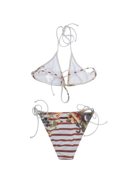 Jean Paul Gaultier floral-print bikini set - White - zdjęcie produktu nr 2