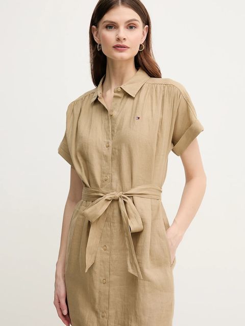 Tommy Hilfiger sukienka lniana