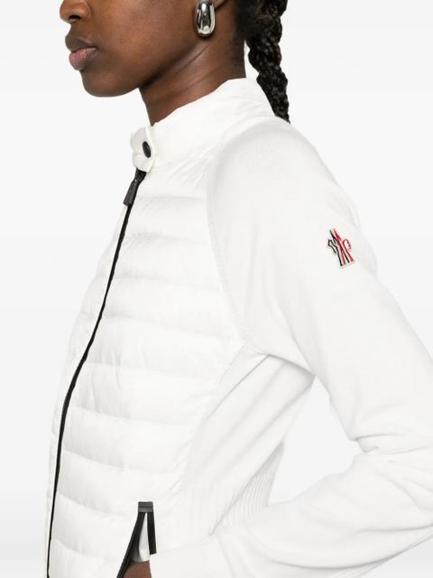 Moncler Grenoble zipped panelled jacket - White