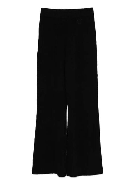 Guest In Residence bouclé flared trousers - Black - zdjęcie produktu nr 1