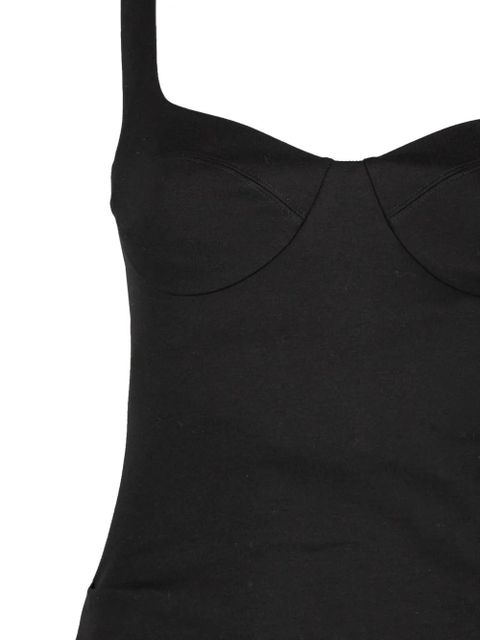 Simkhai Lindy sculpted mini dress - Black