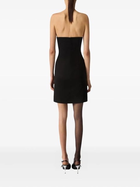 Coperni x Disney crown-shaped bustier dress - Black