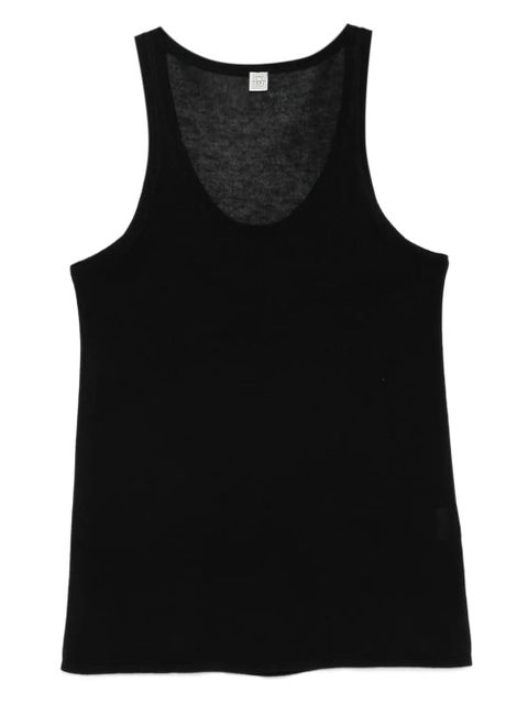 TOTEME scoop-neck tank top - Black - zdjęcie produktu nr 1