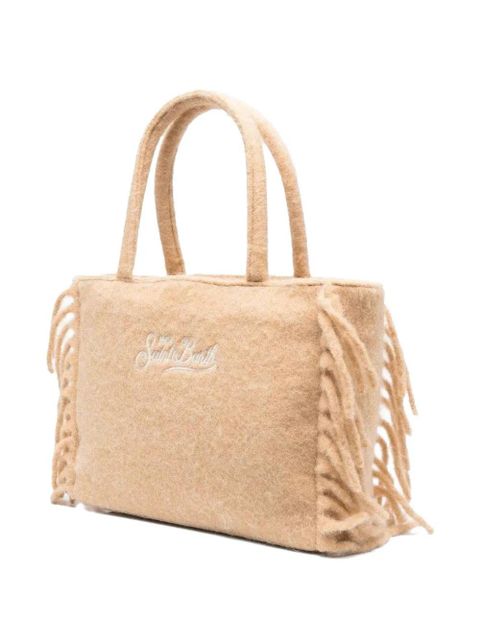 MC2 Saint Barth fringed embroidered tote bag - Neutrals - zdjęcie produktu nr 2