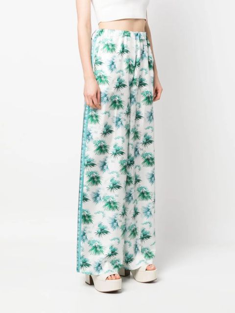 Max Mara all-over graphic-print trousers - Blue - zdjęcie produktu nr 2