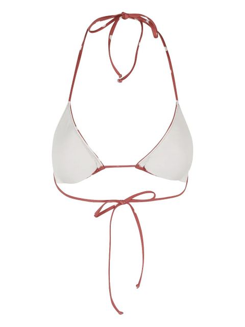 MC2 Saint Barth polka-dot triangle bikini top - Red - zdjęcie produktu nr 2