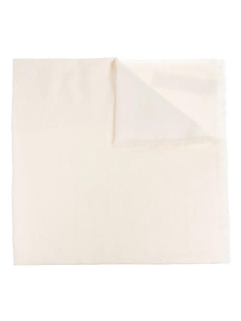 Max Mara Curvone scarf - White - zdjęcie produktu nr 1