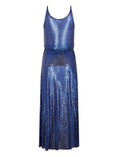 Rabanne mesh strap midi dress - Blue - zdjęcie produktu nr 2