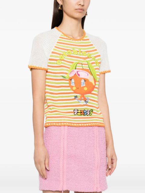 Casablanca rave-character top - Orange