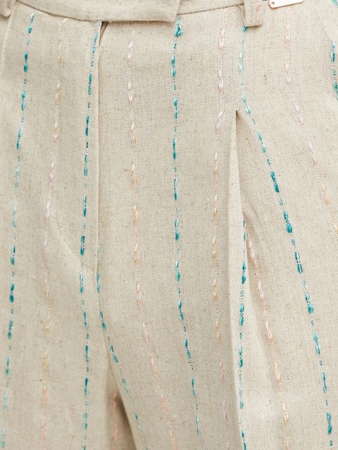 Fracomina szorty z domieszką lnu