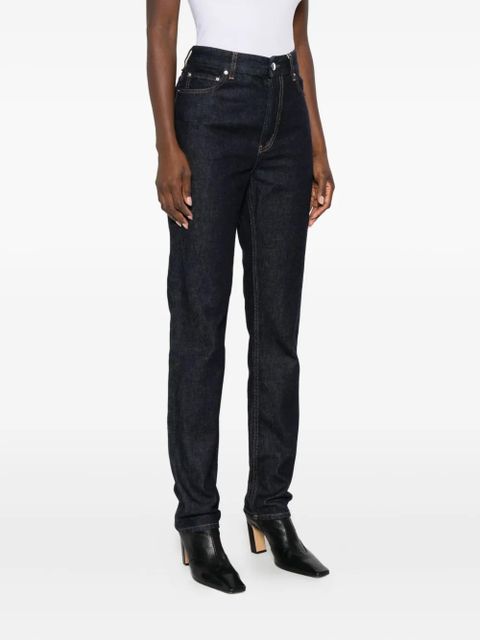 TOTEME high-rise slim-fit jeans - Blue