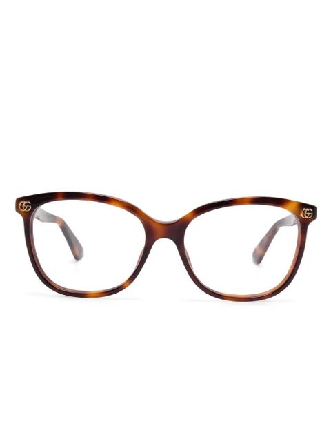 Gucci Eyewear square-frame glasses - Brown - zdjęcie produktu nr 1