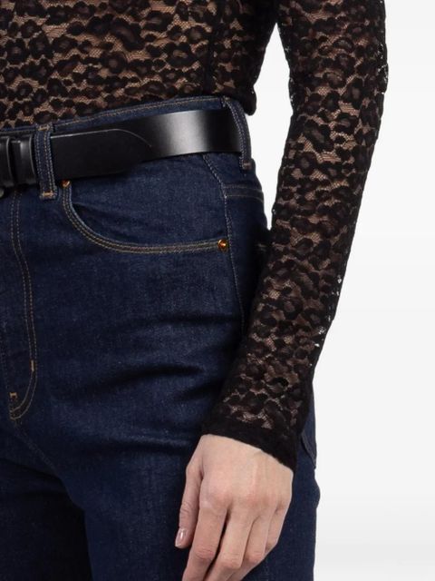 Ulla Johnson long-sleeve lace top - Black