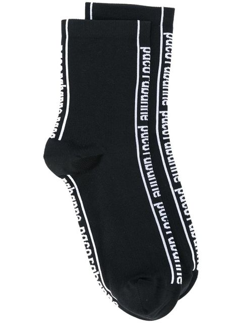 Rabanne logo socks - Black - zdjęcie produktu nr 1
