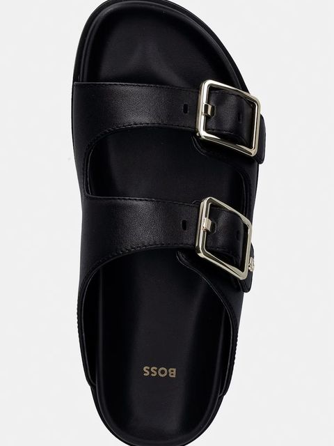 BOSS klapki skórzane Freyah