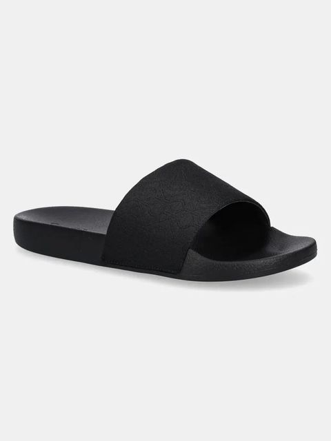 Calvin Klein klapki POOL SLIDE - JACQ damskie kolor czarny HW0HW02420 - zdjęcie produktu nr 1
