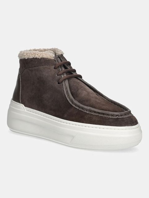 Furla śniegowce zamszowe Nuage Paraboot kolor brązowy YK32NUA BX4212 2566S - zdjęcie produktu nr 1