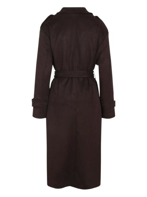 The Frankie Shop belted double-breasted coat - Brown - zdjęcie produktu nr 2