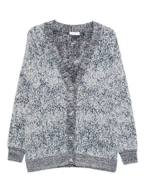 Rabanne V-neck button-front cardigan - Blue - zdjęcie produktu nr 1