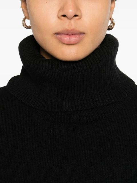 TOTEME double-knit turtleneck sweater - Black